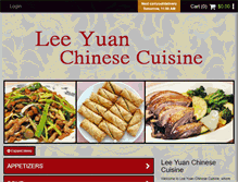 Tablet Screenshot of leeyuanchinese.com